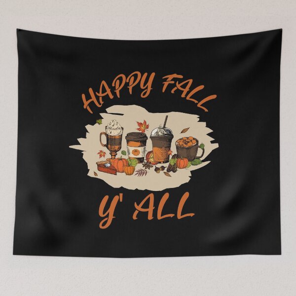 Item preview, Happy Fall Y'ALL Ladies designed and sold by R&BApparel.