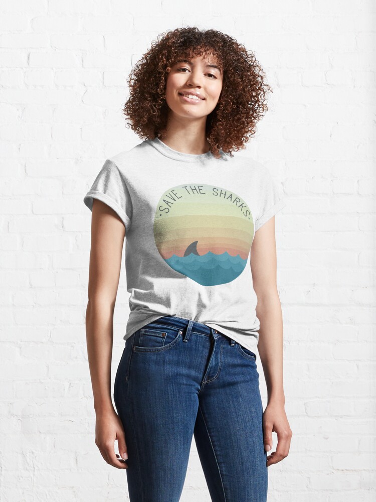 Alternate view of Save the Sharks Classic T-Shirt