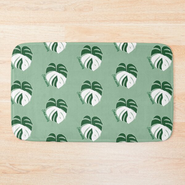 Item preview, Send Nodes Monstera Albo leaf designed and sold by Lindsey Fletcher.