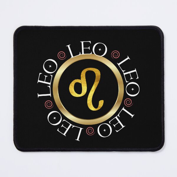 Item preview, Leo Zodiac Symbol Text Circle designed and sold by Hellofriendco.