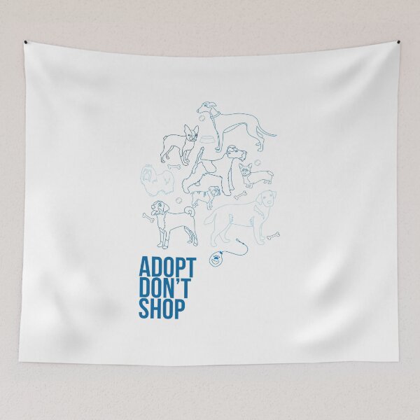 Item preview, Adopt Don't Shop designed and sold by trqffic.