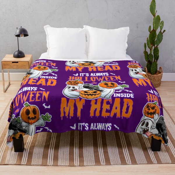 Item preview, Its Always Halloween Inside My Head designed and sold by WoodburyLake.