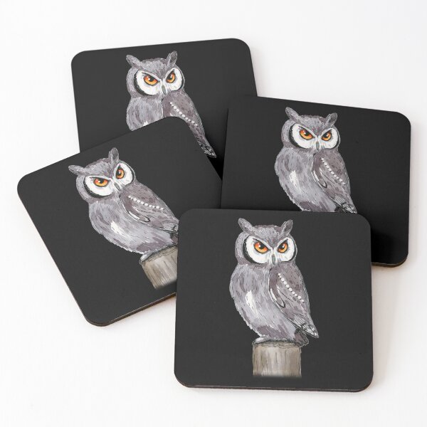 Item preview, A Watercolor Of A White Faced Owl designed and sold by KrauseJoseph.