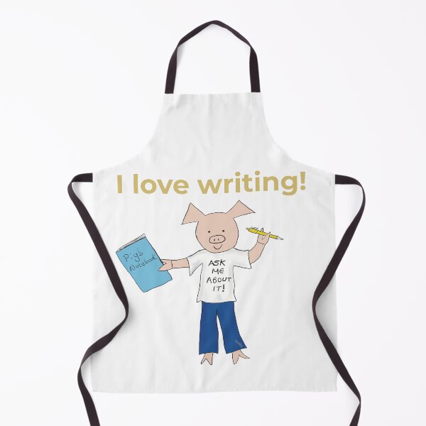 Item preview, I love writing! Left handed writer. Introverts designed and sold by PiggingJapan.
