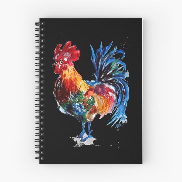 Item preview, Big Rooster Watercolor designed and sold by KrauseJoseph.