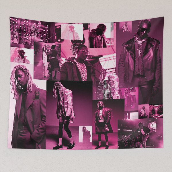 Item preview, Young Thug | Punk Collage designed and sold by Hays Graphics.