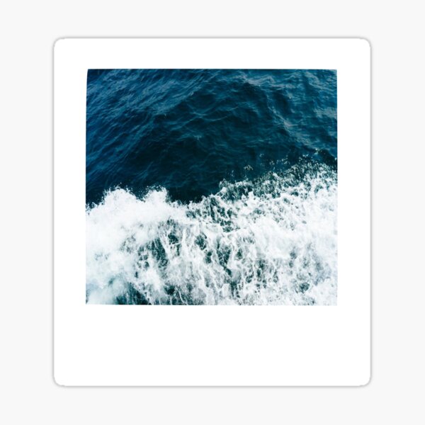 Ocean Polaroid Sticker