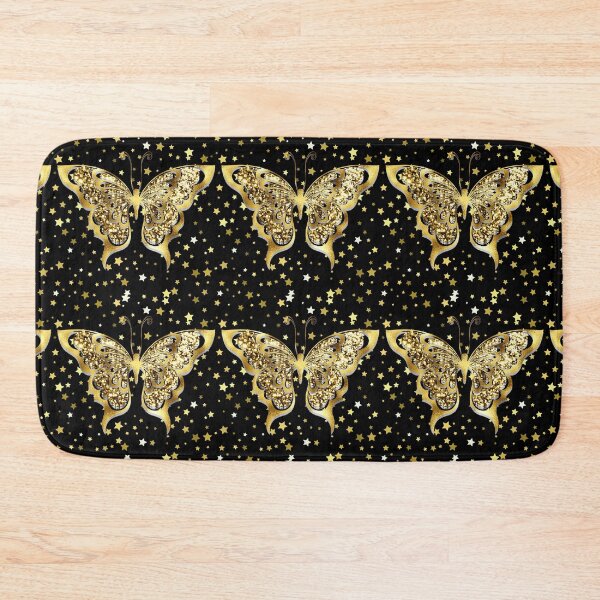 Item preview, Gold Starry Glitter Butterfly Design designed and sold by mbuz90.