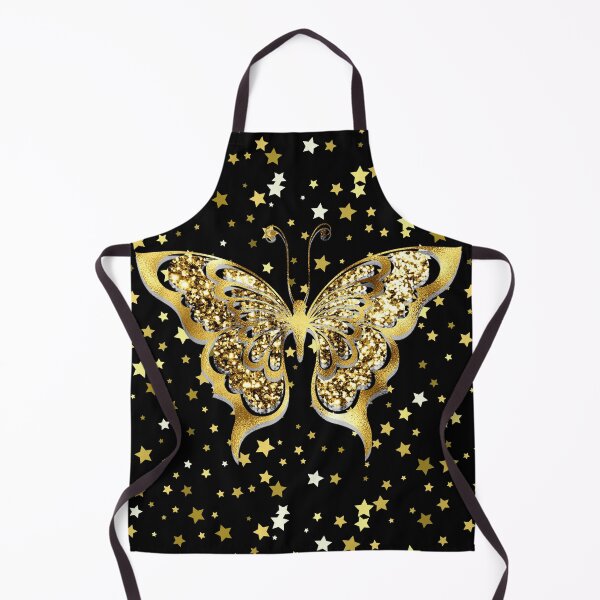 Item preview, Gold Starry Glitter Butterfly Design designed and sold by mbuz90.