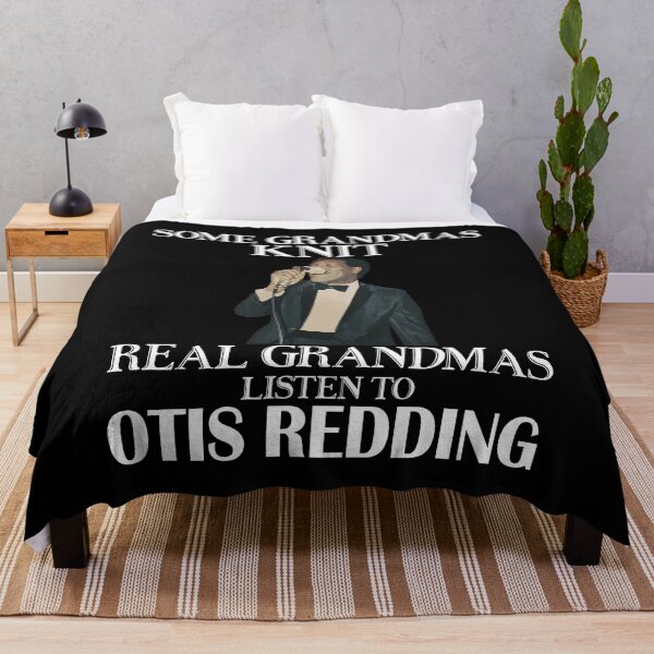 Item preview, Some Grandmas Knit Real Grandmas Listen to Otis Redding Black designed and sold by GerardLabbe.