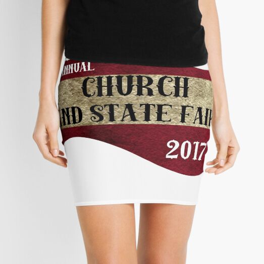 Church and State Fair| classic quotes Mini Skirt
