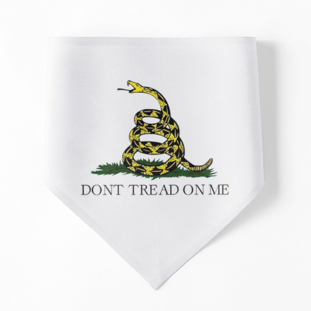 Don't Tread on Me Snake Logo Symbols - Military Dog Tag Luggage