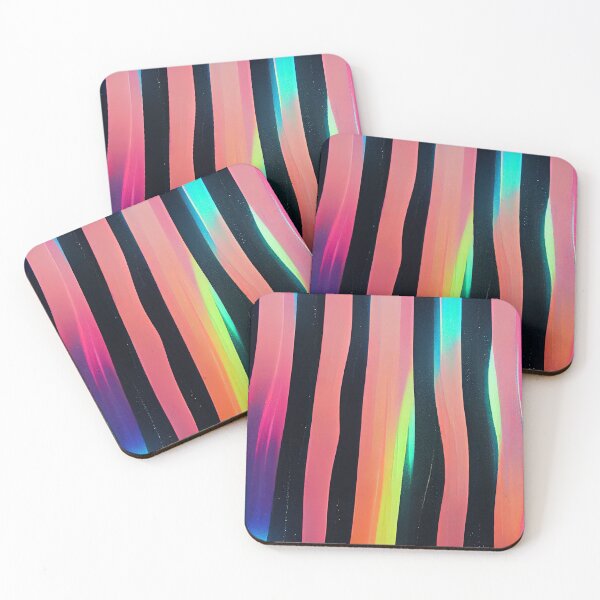 Item preview, Neon Glitter Stripes  designed and sold by samjoule.