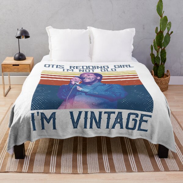 Item preview, Retro Otis Redding Girl I'm Not Old I'm Vintage designed and sold by GerardLabbe.