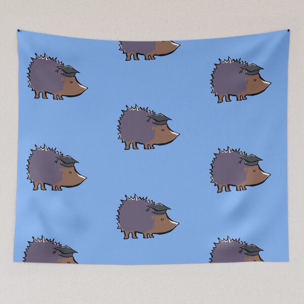 Item preview, educated hedgehog designed and sold by greendeer.