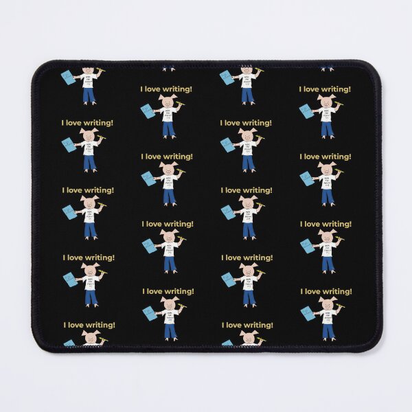 Item preview, I love writing! Left handed writer. Introverts designed and sold by PiggingJapan.