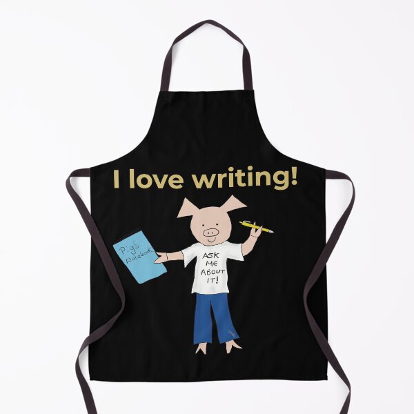 Item preview, I love writing! Left handed writer. Introverts designed and sold by PiggingJapan.