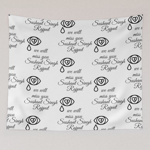Item preview, Memory designe  we will miss you Sushant Singh Rajput   designed and sold by KadneRobder.