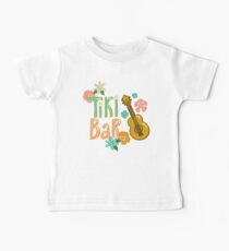 Tiki Bar Placement Print Baby Tee
