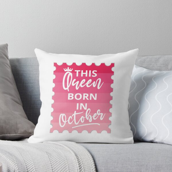 Item preview, Queens are Born in October Sayings		 designed and sold by colormepixels.