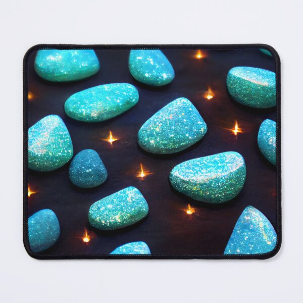 Item preview, Turquoise Glitter Stones  designed and sold by samjoule.