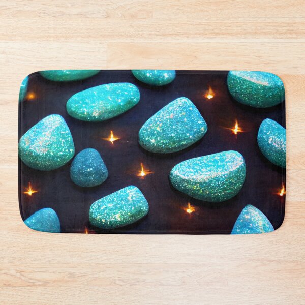 Item preview, Turquoise Glitter Stones  designed and sold by samjoule.