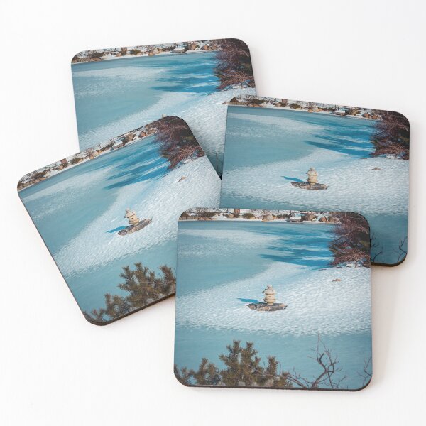 Item preview, Portrait of the japanese garden frozen lake designed and sold by Michael Deemer.