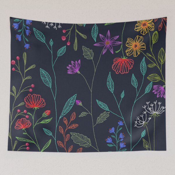Item preview, chalk flowers designed and sold by vitag.
