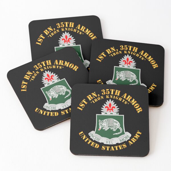 Item preview, Army - 1st Bn, 35th Armor - Iron Knights - DUI - V1 X 300 designed and sold by Military Insignia Products.