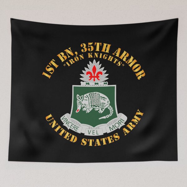 Item preview, Army - 1st Bn, 35th Armor - Iron Knights - DUI - V1 X 300 designed and sold by Military Insignia Products.