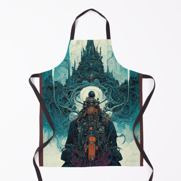 Item preview, Abode of the Pirate Samurai Tecno Noir Cyber Punk Demon Hunter designed and sold by esotericorigins.