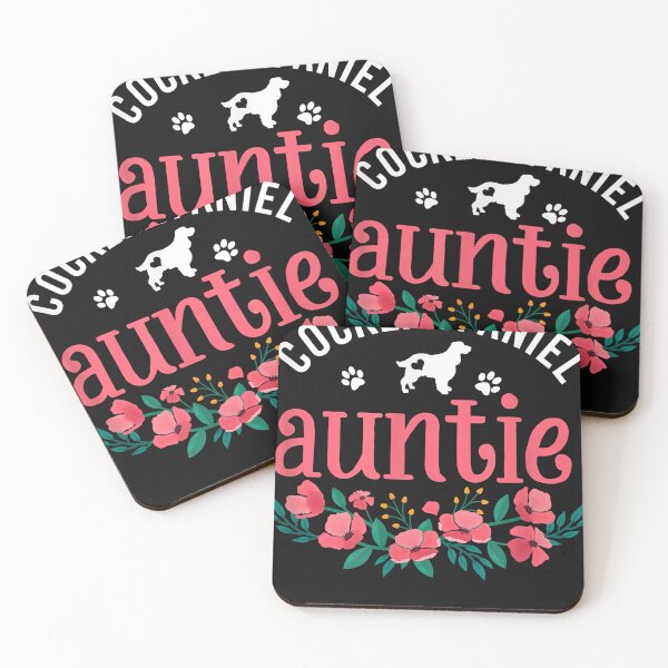 Item preview, Cocker Spaniel Auntie Womens Cute Dog Lover Christmas  designed and sold by CLEAMMATHEWS.