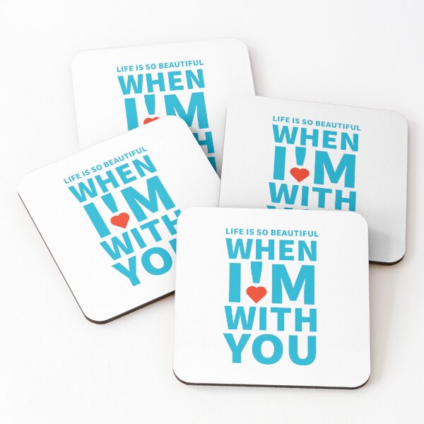 Item preview, Life Is So Beautiful When I'm With You Lover Design designed and sold by RiyonArts.