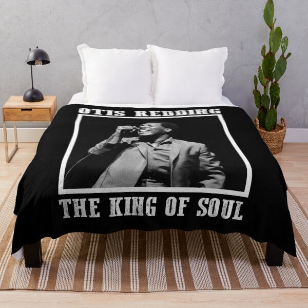 Item preview, Retro Otis Redding - The King Of Soul Gift Fan designed and sold by GerardLabbe.