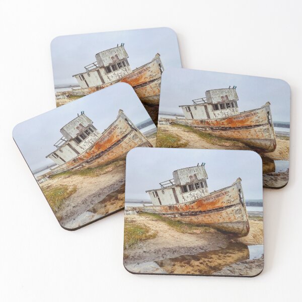 Item preview, Old Shipwreck at Point Reyes, California  designed and sold by PixelzInk.