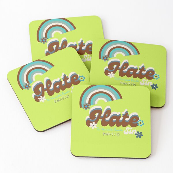 Item preview, Hate Sin Psalm 97:10 - Vintage Lime designed and sold by TheReporter1.