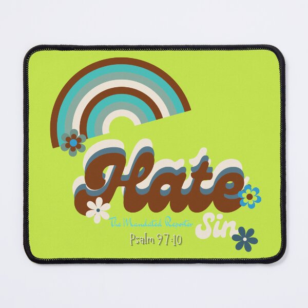 Item preview, Hate Sin Psalm 97:10 - Vintage Lime designed and sold by TheReporter1.