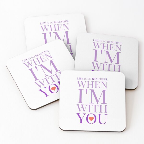 Item preview, Life Is So Beautiful When I'm With You Lover Design designed and sold by RiyonArts.