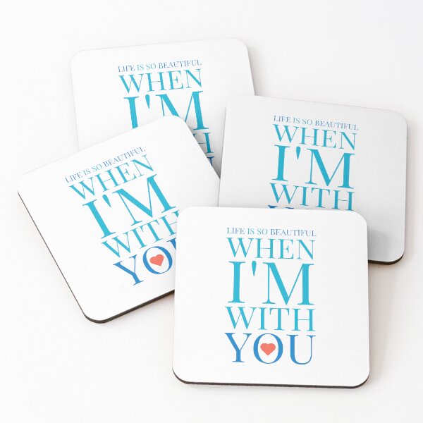 Item preview, Life Is So Beautiful When I'm With You Lover Design designed and sold by RiyonArts.