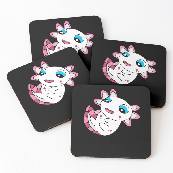 Item preview, Cute Baby White Axolotl Albino Axolotl designed and sold by eternallygifted.