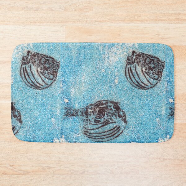 Item preview, Michele Ouellet Canada  “Fugu Fugu”  Drypoint on acrylic monotype designed and sold by WaterProject.