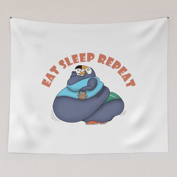 Item preview, EAT SLEEP REPEAT   designed and sold by KikoFunnyDesign.
