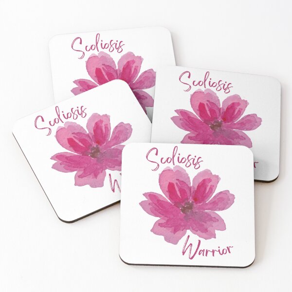 Artikelvorschau, Skoliose-Krieger-Aquarell-Blume entworfen und verkauft von hopescoliosis.