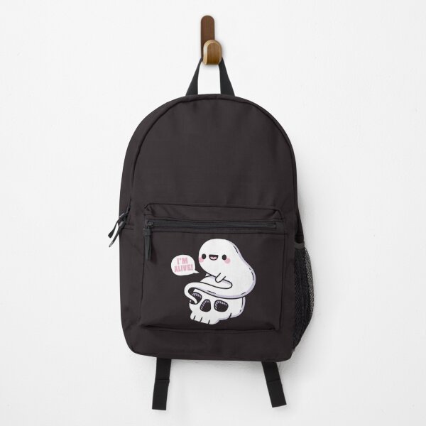 Item preview, Cute Ghost Coming Out Of Skeleton Skull, Im Alive Funny designed and sold by rustydoodle.