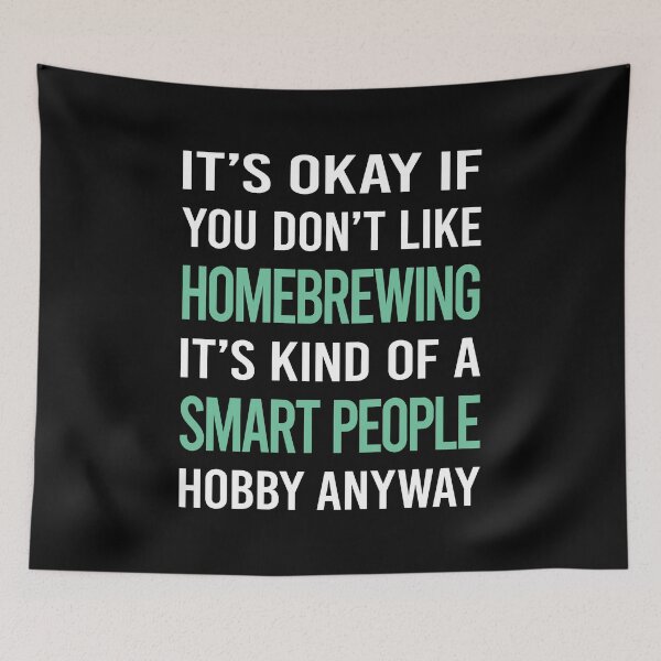 Item preview, Smart People Hobby Homebrewing Homebrew Homebrewer Beer Home Brew Brewing Brewer designed and sold by RonaldEwing4782.