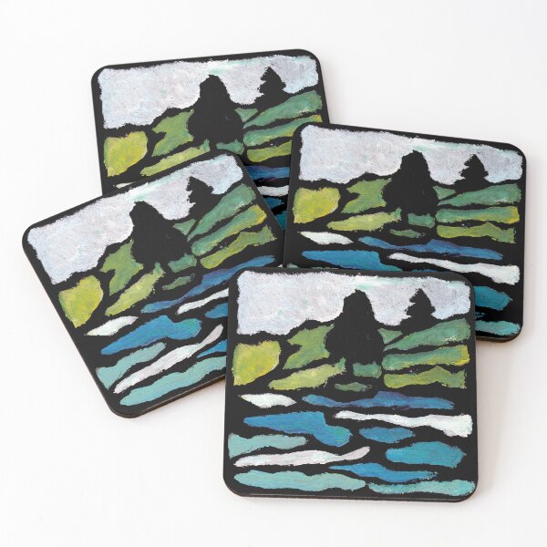 Item preview, Julie-Ann Vellios  Australia  “Headland Port Macquarie” Pochoir designed and sold by WaterProject.