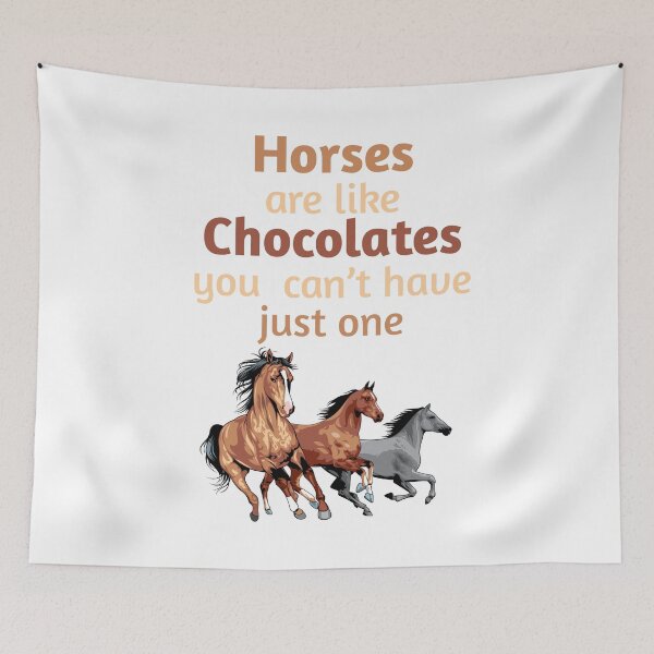 Item preview, HORSES ARE LIKE CHOCOLATES designed and sold by antipatic.