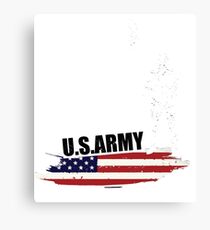 Army Girlfriend - Army Us Funny Canvas Print