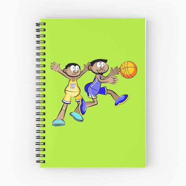 Item preview, Two Basketball player - cartoon style designed and sold by DibuHumor.