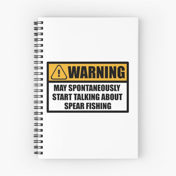 Item preview, Spearfishing Spontaneously Warning Funny Saying designed and sold by richter74.